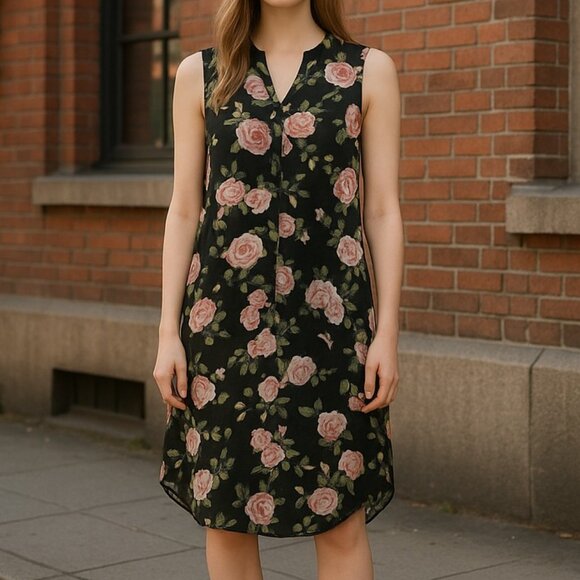 FOREVER 21 // Floral Sleeveless Blouse // Summer Wear - Picture 1 of 6